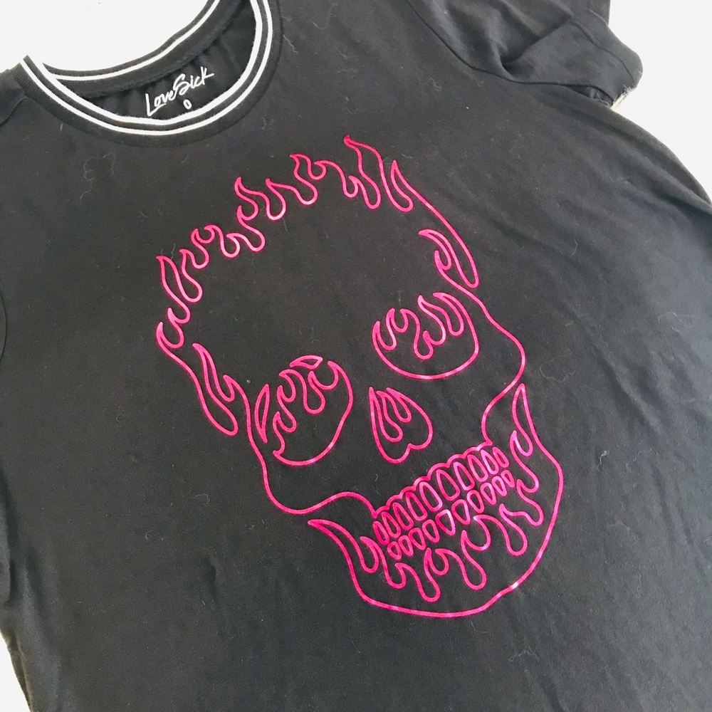 Lovesick for Torrid Flaming Skull tee